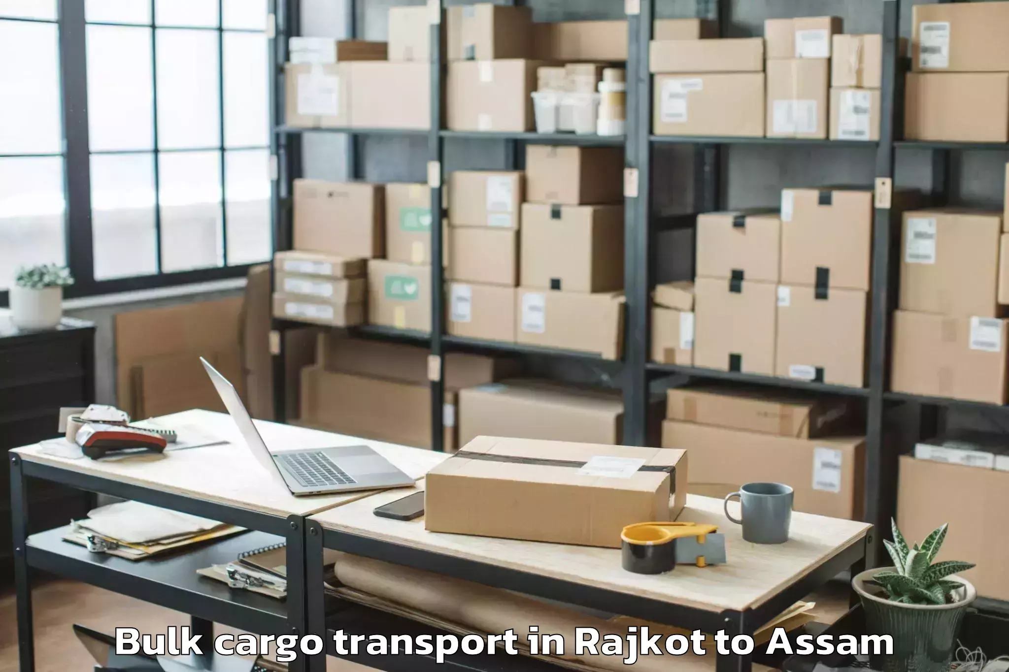 Reliable Rajkot to Chariduar Bulk Cargo Transport